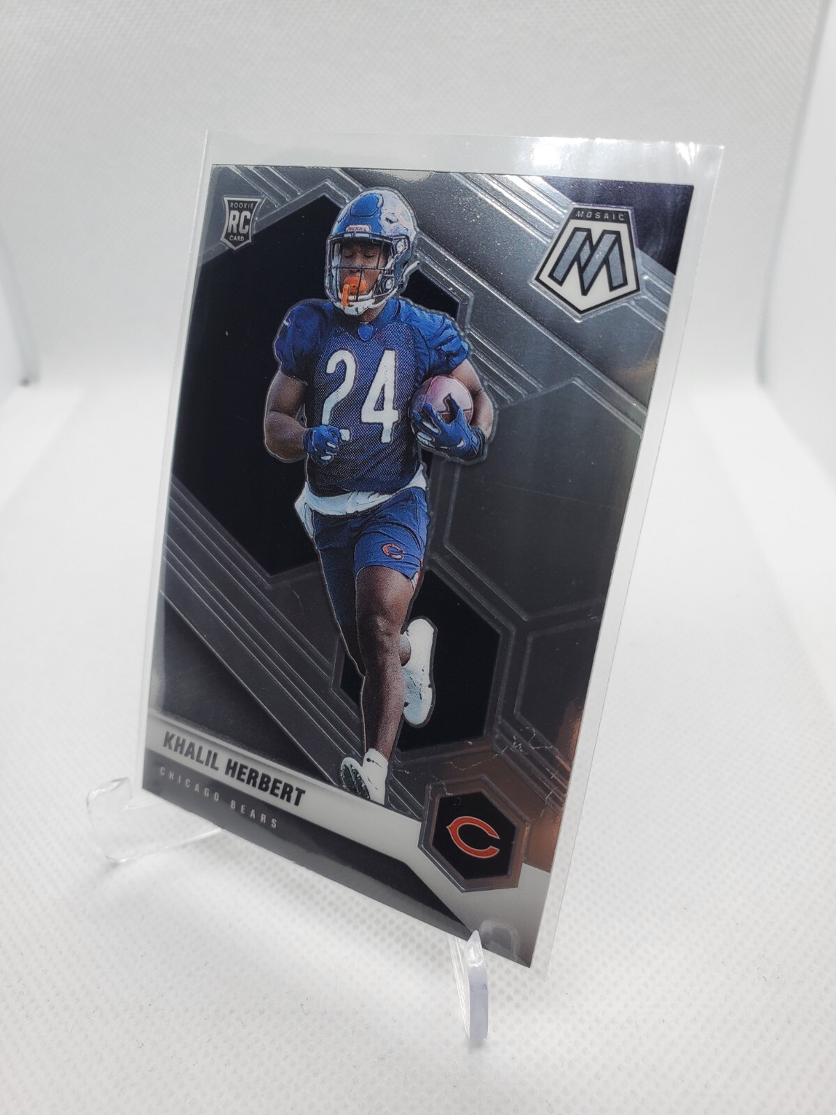 Khalil Herbert - Chicago Bears - 2021 Panini Mosaic - Rookie RC - #380