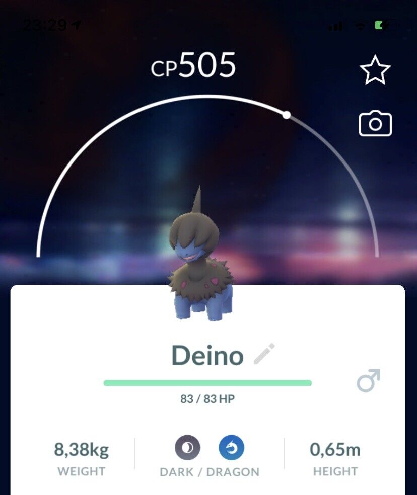 Deino  Pokédex