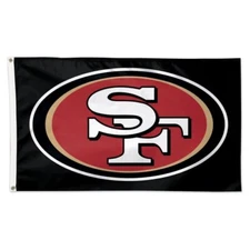 San Francisco 49ers Football fans 3x5 ft Black Flag - Ideal NFL Gift Banner