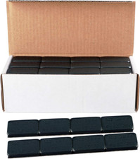 Wheel Weights Black 1oz, 72 oz/Box, 72pcs, with Strong Black Adhesive. 1 Ounce