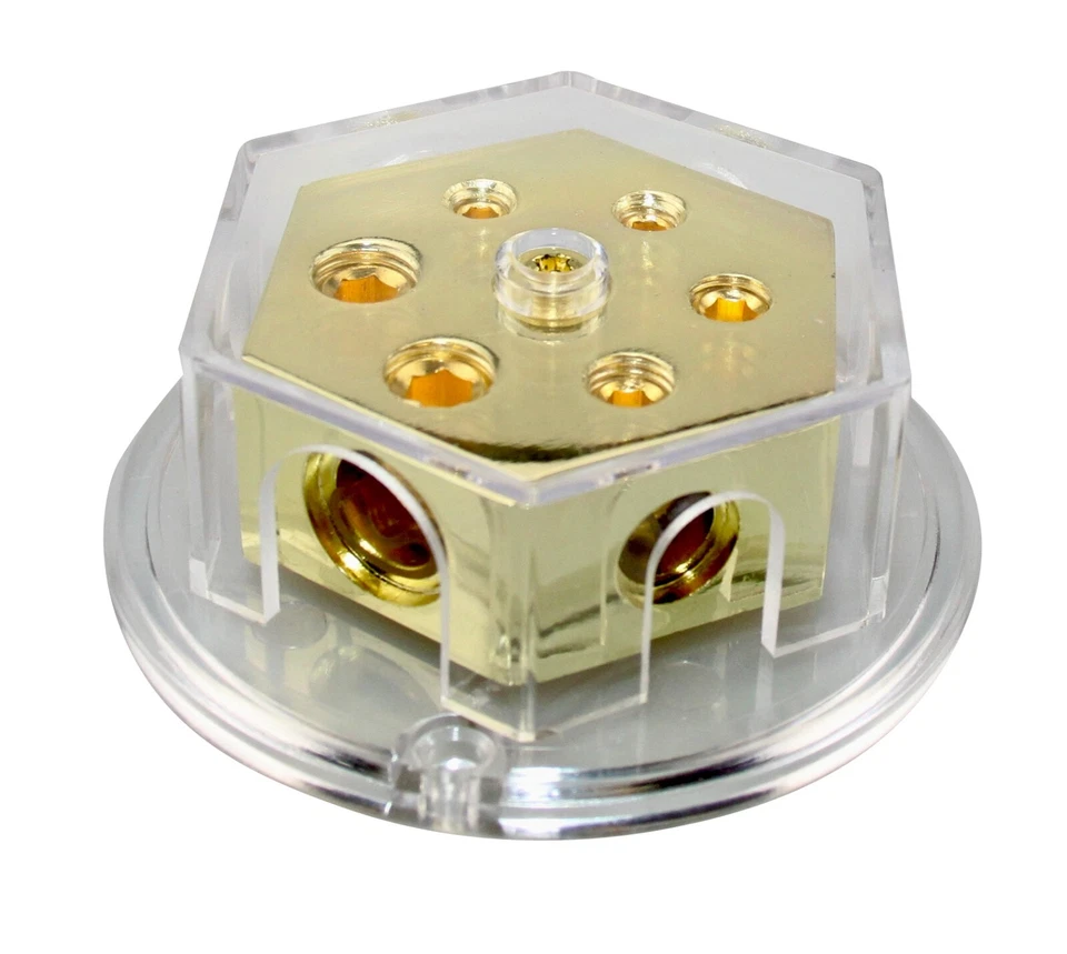 Power or Ground Distribution Block 0Ga In 4ga Out Amp Installation PD-022BG - Image 2 of 4