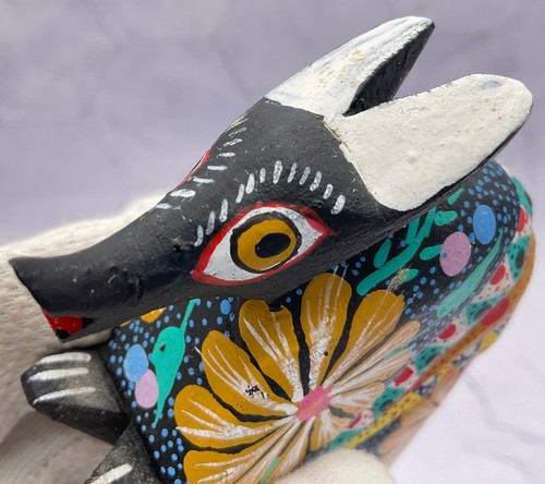 Vtg Armadillo Small Wood Carved Figure Mexican Folk Art SERGIO HERNANDEZ CRUZ - Picture 13 of 20