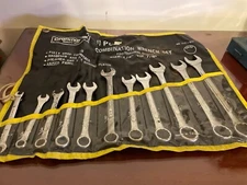 vintage craftmaster craftsman 11 pc combination wrench set 1/4 - 7/8