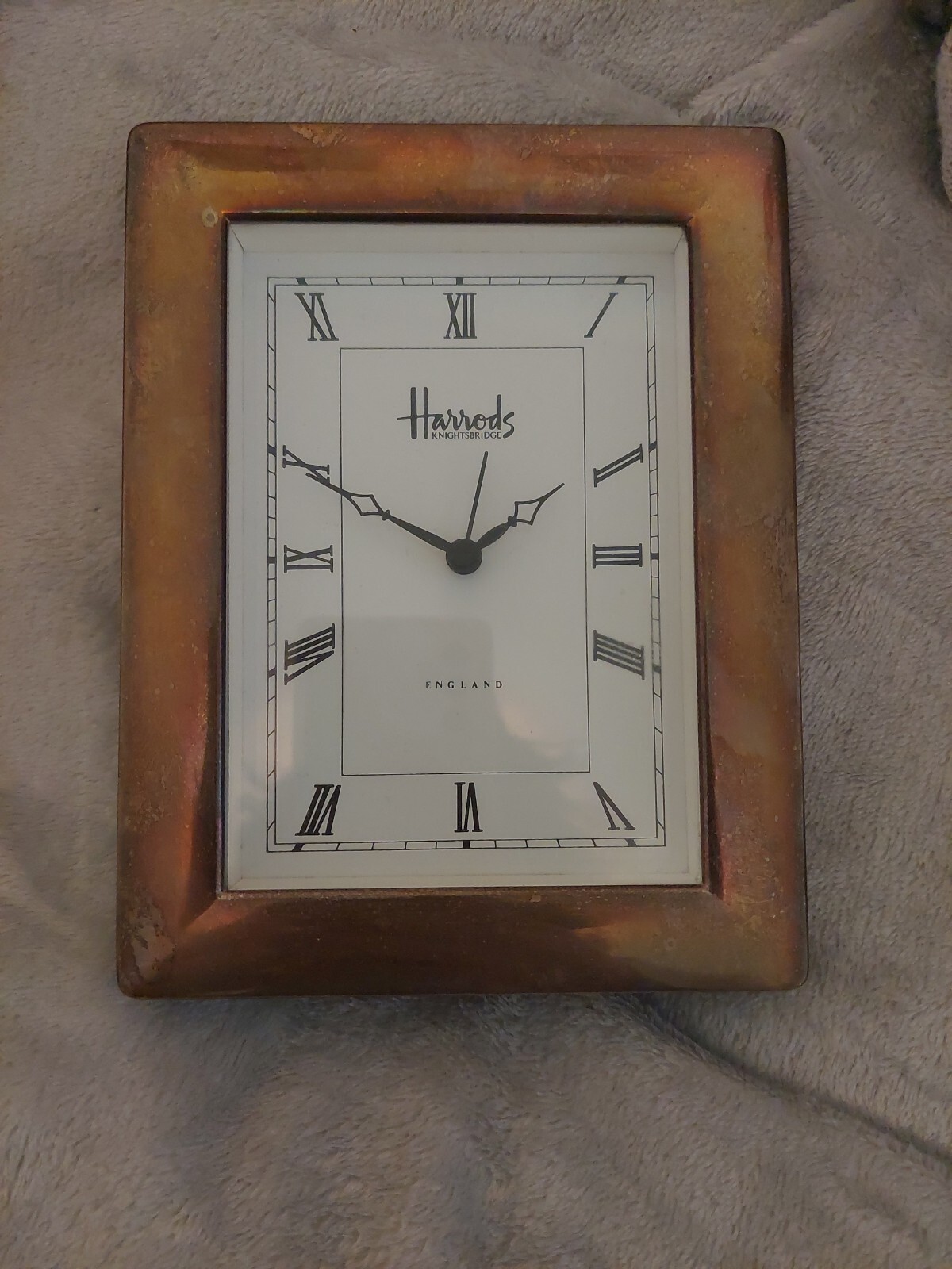 A Vintage Harrods Silver Alarm Clock, Harrods Hallmarks eBay