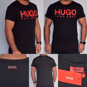 hugo boss black and red t shirt