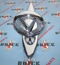 1955 Buick Hood Ornament Assembly. Chrome Plated. Chrome. 1955 Buick Hood Ornament Assembly. Chrome Plated. Chrome.