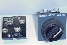 ALLEN BRADLEY 800H-HR2A, JR2A 3-POSITION MAINTAINED SELECTOR SWITCH KIT- NOS