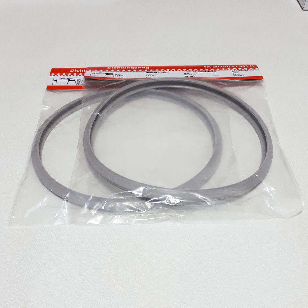 2ea 22cm Silicone Sealing Gasket Ring Compatible for FISSLER
