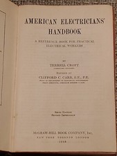 1948 American Electricians  Handbook Croft Si...