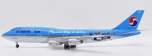1/100 大韓航空 Korean Air B747-400 模型 Amazon | Phoenix 1