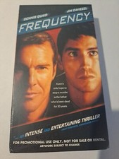 Frequency (VHS, 2000) ***Full Length Promo Demo Screener*** Dennis Quaid