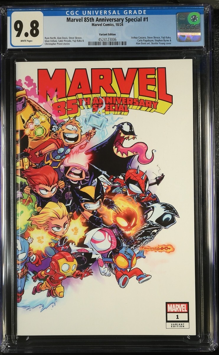 Marvel 85th Anniversary Special #1 CGC 9.8 (2024) Skottie Young