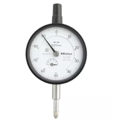 Mitutoyo Dial Indicator 2044A – Lug Back / 0.01mm Graduation / 0–5mm Range