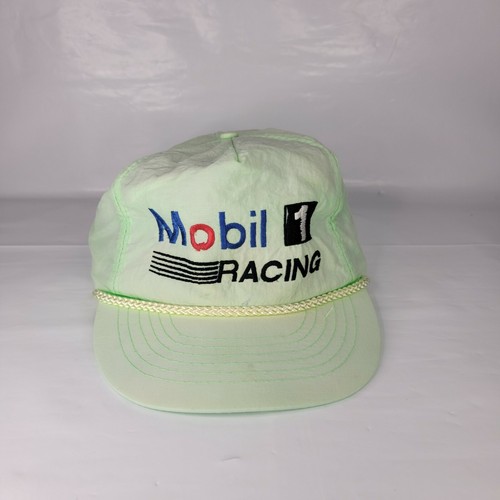 Vintage Mobil 1 Racing Hat Green | eBay