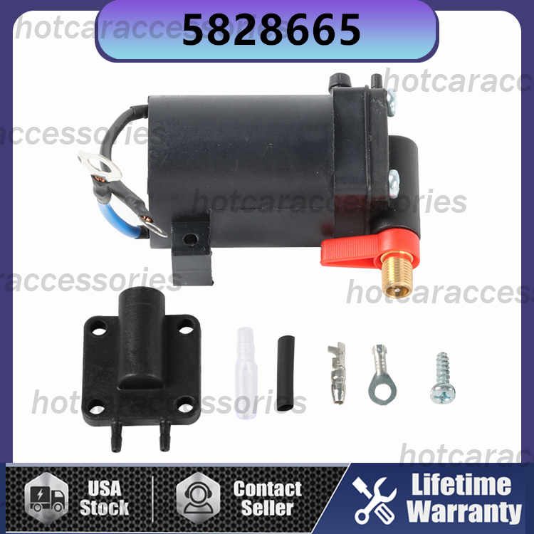 Fuel Primer Choke Solenoid Fit For OMC Johnson Evinrude 5007356 5828665