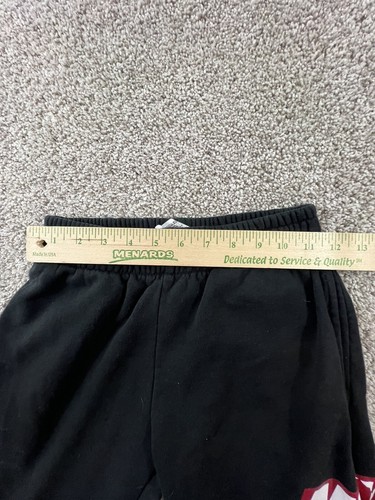 Nike Air Jordan Sweatpants Boys Youth Medium M Straight Pocket Swoosh Black - Picture 10 of 15