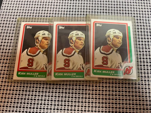 KIRK MULLER NEW JERSEY DEVILS 3 Card Lot