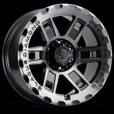 BLAQUE DIAMOND OFFROAD 0801: (FULL SET) 17X9 5x127/5x139.7 TINTED
