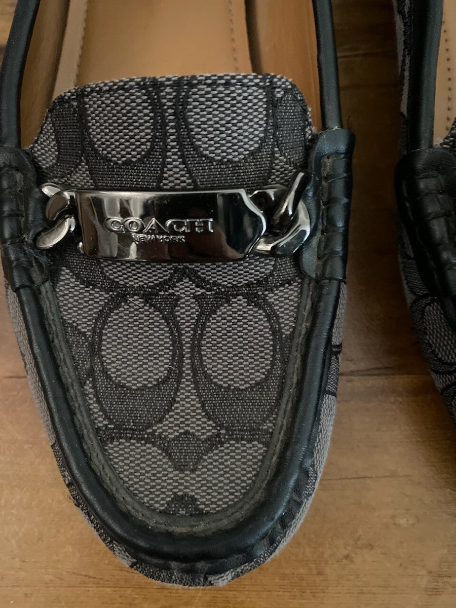 新品未使用COACH モノグラムジャガードローファー サイズ24.5 19312647_42466793_600.jpg