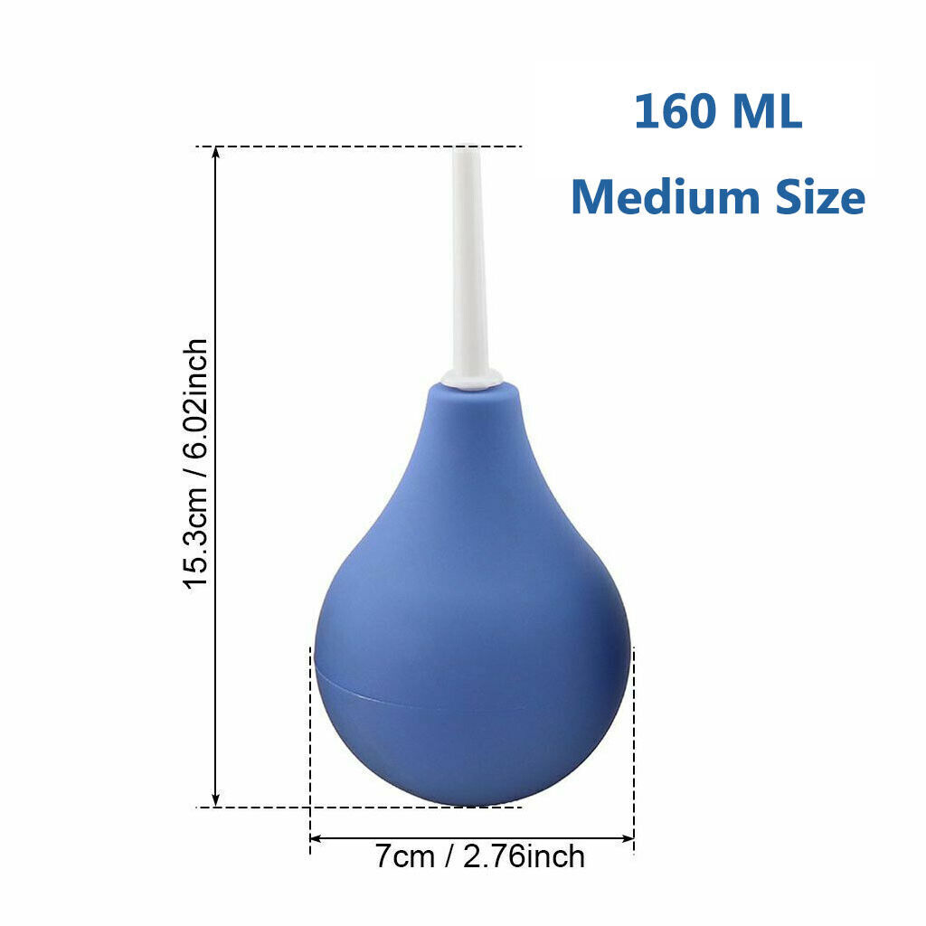 Anal Douches for Men Women Enema Bulb Reusable Anal Vaginal Douche Butt Cleaner