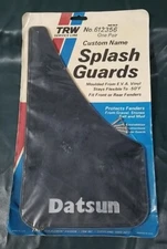 NOS TRW Service Line Custom "Datsun" 7-1/4" X 12-5/8" Splash Guards - 1 Pr.