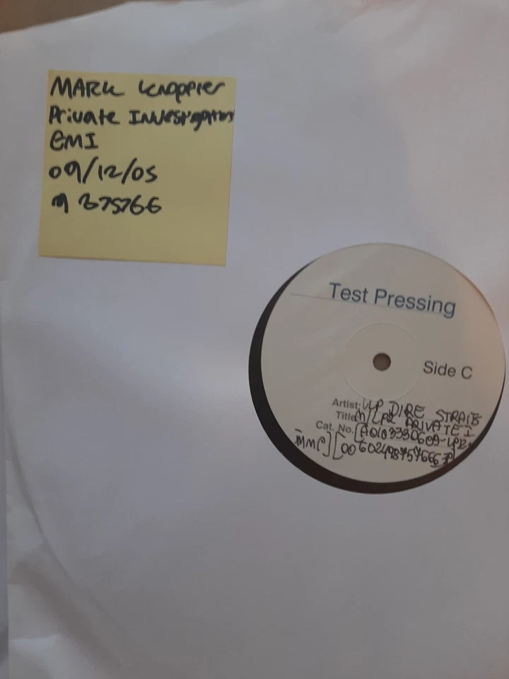 Dire Straits - Knopfler - Private Investigations (180g 2005 2 TEST PRESS VINYLS) - Image 3 of 4