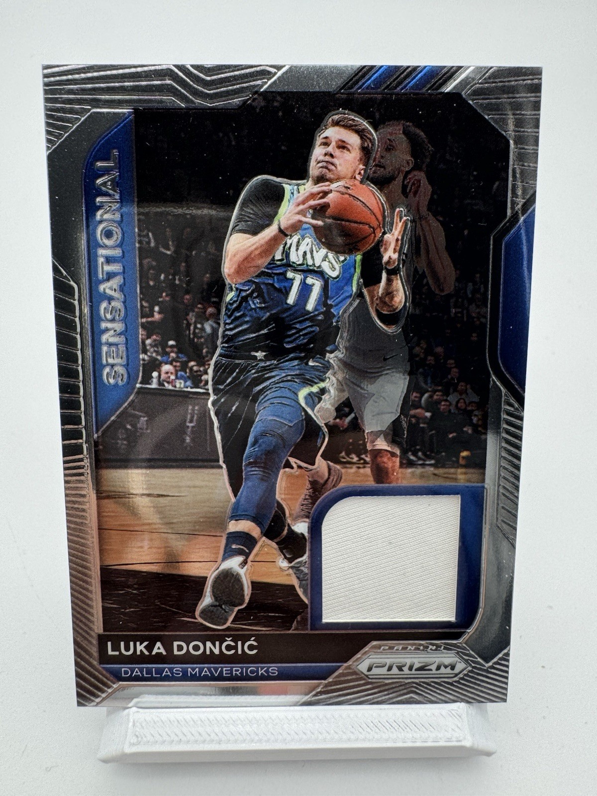 2021 Prizm Luka Doncic Sensational Swatches Game Used Jersey Patch #SSW-LUK