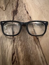 Vintage US Military-issue USS Black Eyeglass Acetate Frames 48:20