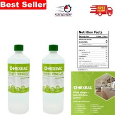 Multi-Purpose 2L White Vinegar Set - Deodorising, Cleaning & Cooking Essentials 6.00 per litre