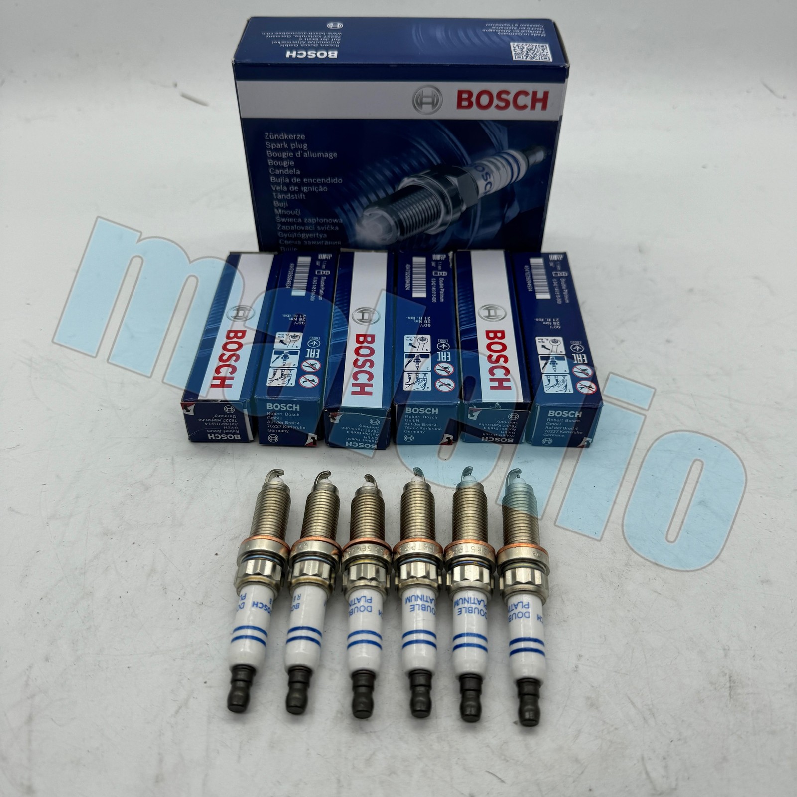 6PCS BOSCH BMW Spark Plug Set ZR5TPP33 12 12 0 037 582 for BMW E82 E88 F32 F10