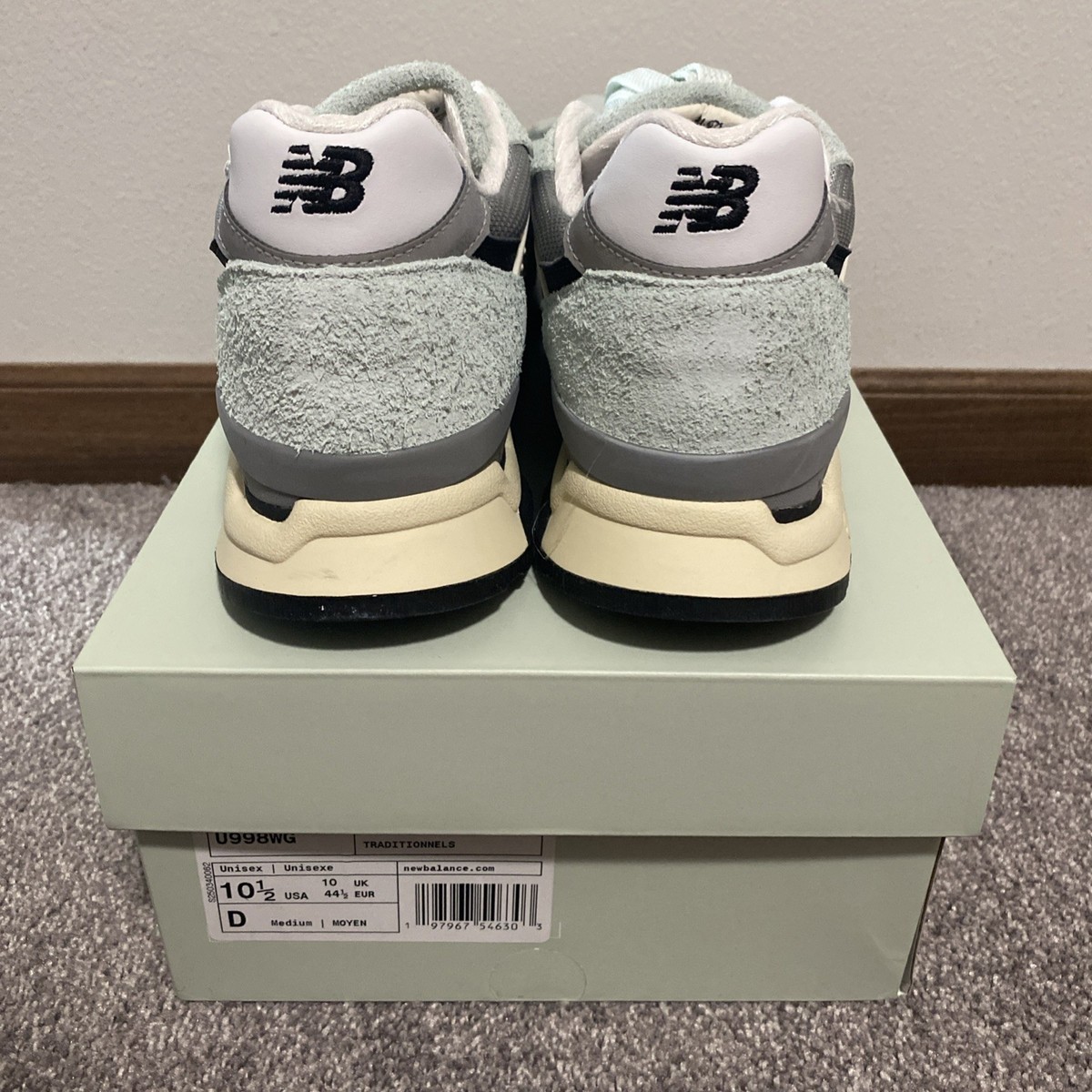 New Balance 998 MiUSA The Whitaker Group Willful Bias U998WG Size 
