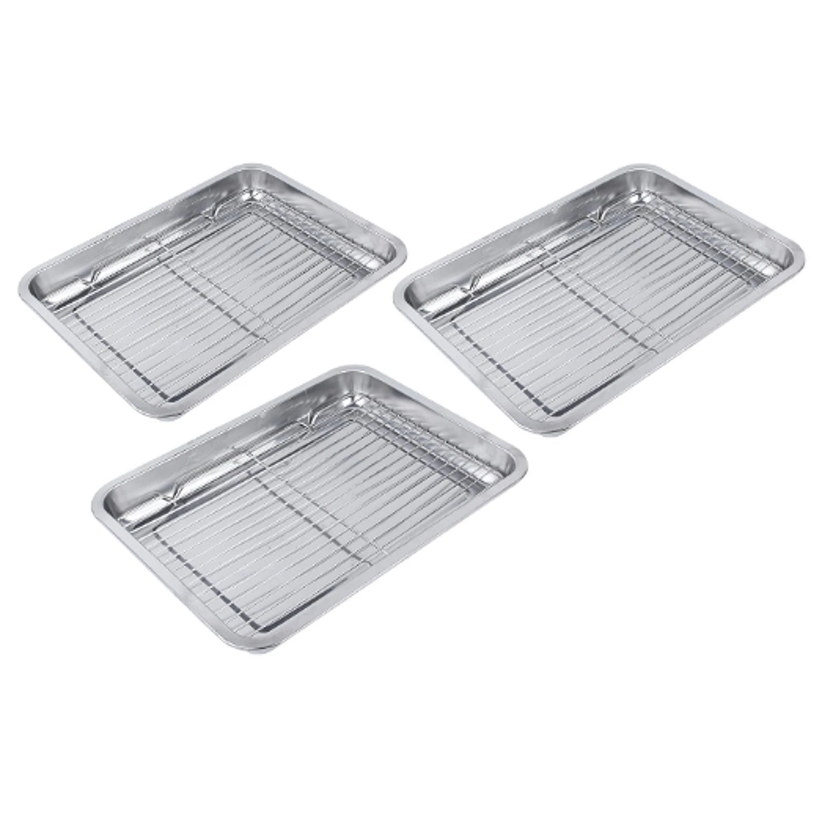 Baking Sheet with Rack Cookie Sheet Kitchen Reusable Baking Pan for Buffet