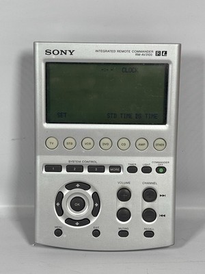 Sony RM-AV3000 RL Integrated Universal Remote Control Commander Tested & Working