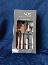 Lenox Casual Colors 20 Piece Flatware-Box-Nev...