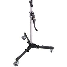 Kupo 2-Section Low Base Wind-Up Stand, 7.2', Black/Chrome