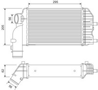 Valeo 817632 LadeluftküHler LLK TurboküHler KüHler