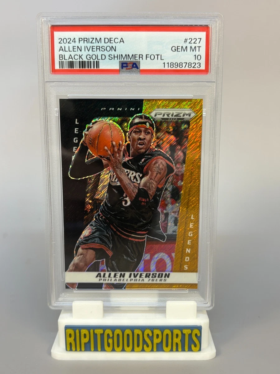 Allen Iverson 10 Graded Basketball Sports Trading Cards