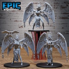 Serafino Regina Angelo Miniatura – 28mm Resina Eroe| Base 50mm | Epic Miniatures