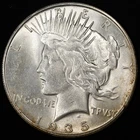 1935-S AU/UNC Peace Silver Dollar San Francisco Mint
