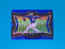 2025 Panini Select - Diamond Level Kumar Rocker #258 Blue Pulsar Prizm /99 (RC)