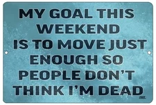 Rogue River Tactical Funny Work Office Metal Tin Sign Picture Wall Decor Bar ...