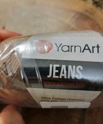 YarnArt Jeans Sport Yarn 55% Cotton, 1 Skein/Ball 50 gr 174 yds, Color 71