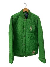 POLO RALPH LAUREN Polo Ralph Lauren Quilted Jacket XL Polyester Green Solid