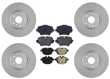 Front & Rear Disc Brake Rotors Disc Brake Pads for BMW 330i 19-24 330MM Rotor
