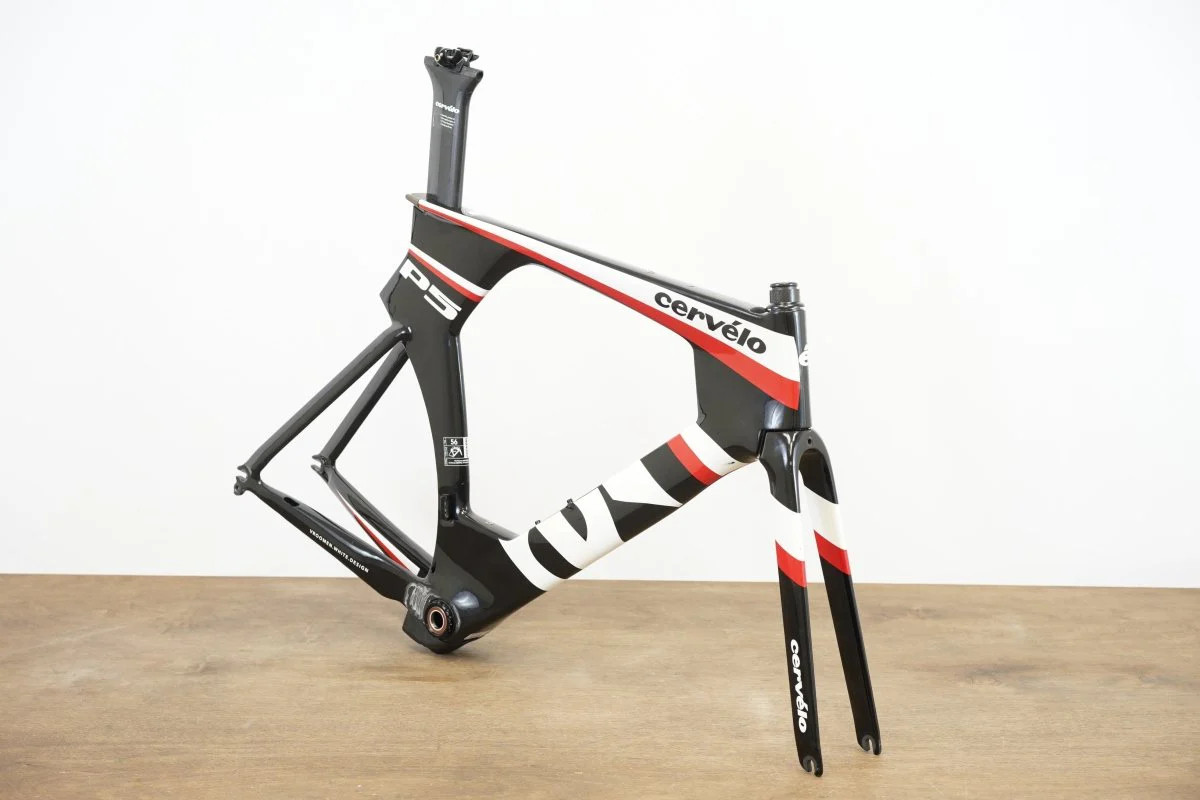 56cm Cervelo P5 TT Triathlon Carbon Rim Brake Frameset