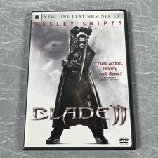 Blade II DVD 2002 New Line Platinum Series Wesley Snipes Director Del Toro