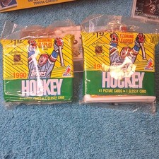 Topps 1990 NHL Hockey Scoring Leaders 2 Sealed Packs (41 Cards + Glossy)