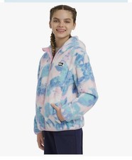 Eddie Bauer Unisex Kids Quest Plush High Pile Faux Sherpa Hooded Jacket Large