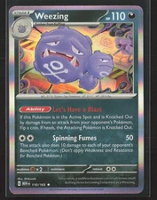 Weezing #110/165 SV: Scarlet & Violet 151 Holo Rare Pokemon TCG NM/M