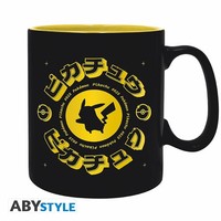 Abystyle Becher Pokemon - Pikachu Black Icon, Keramik, 460 Ml, ABYMUGA464